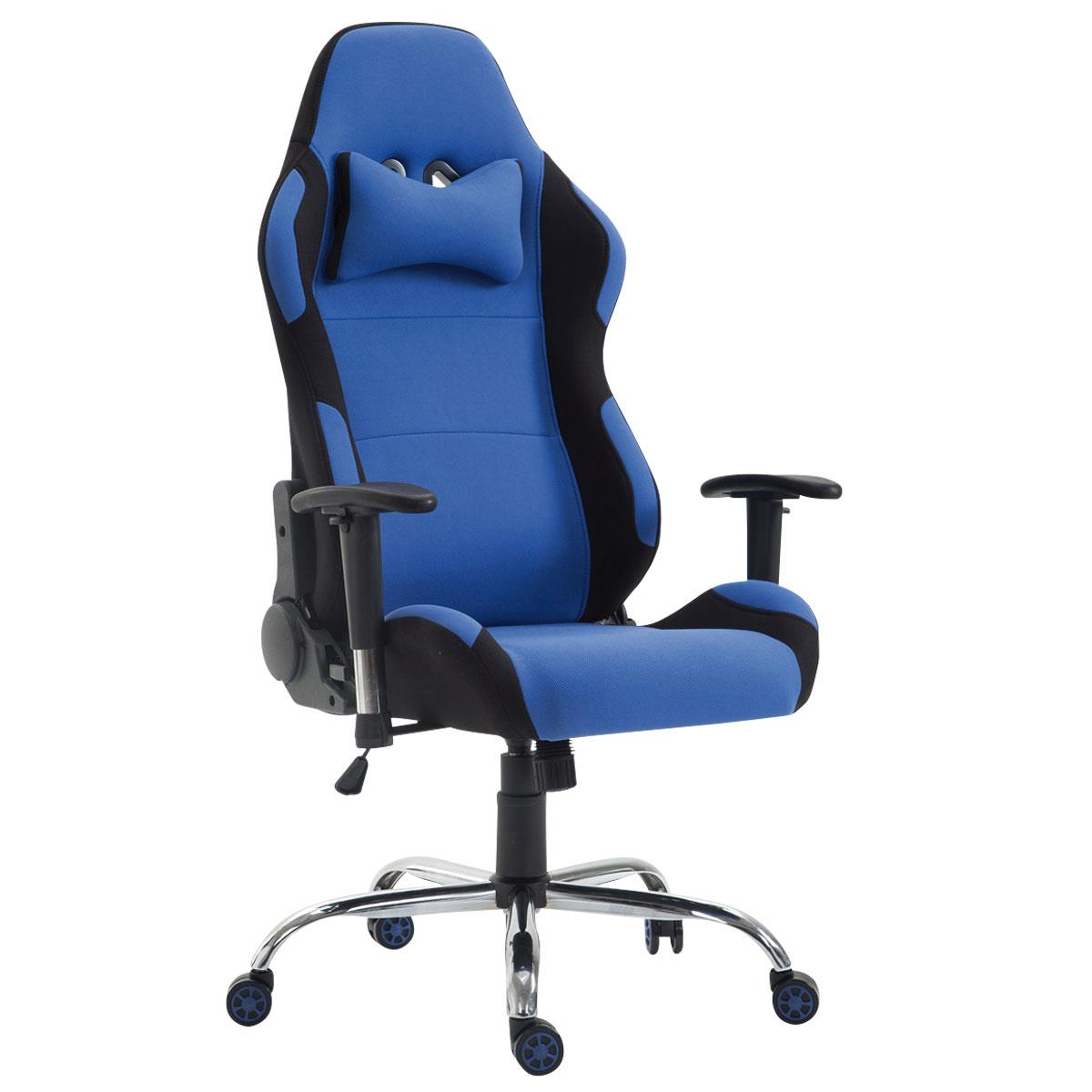 Gaming-Stuhl ROSBY STOFF. Sportliches Design und hoher Komfort, Farbe Blau