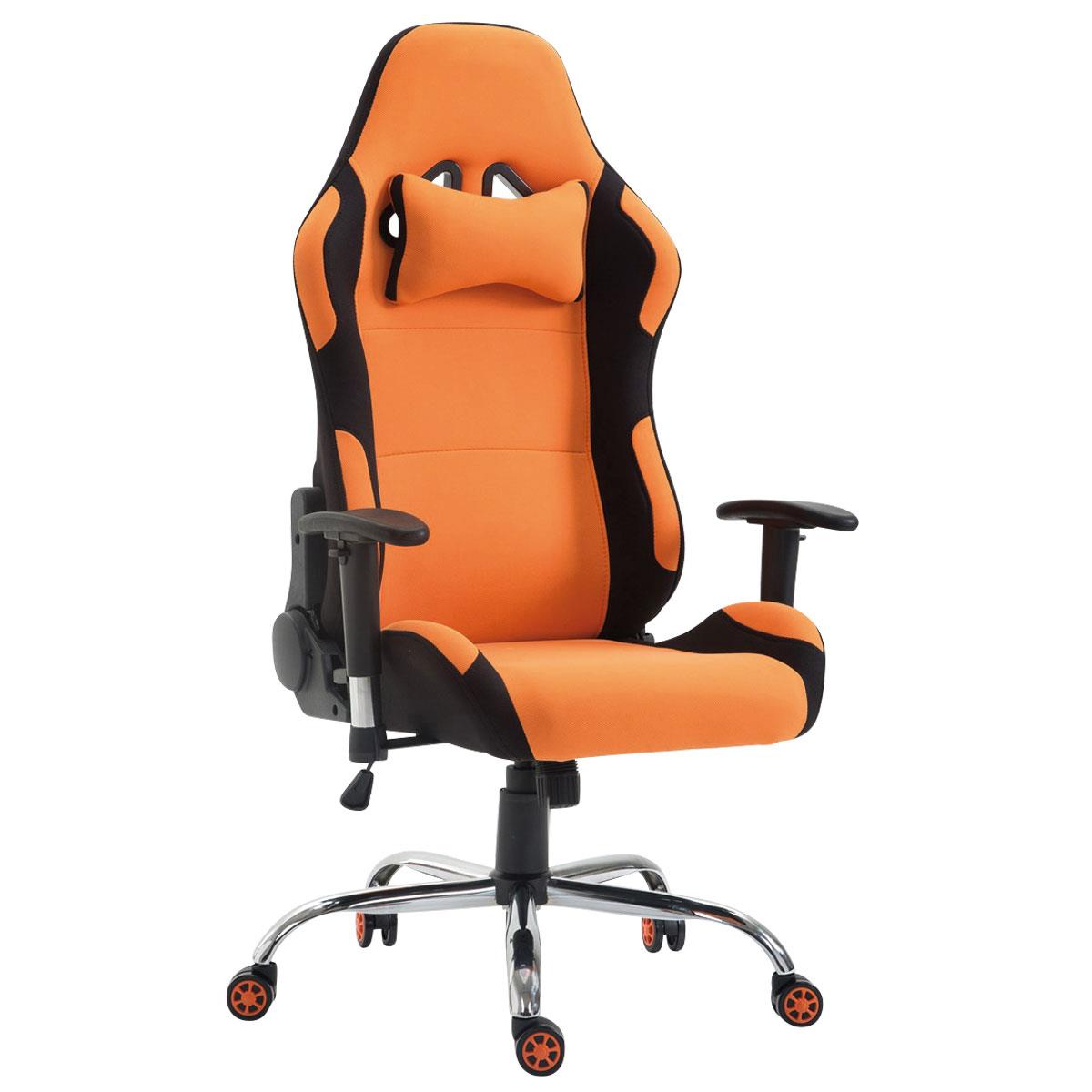 Gaming-Stuhl ROSBY STOFF. Sportliches Design und hoher Komfort, Farbe Orange