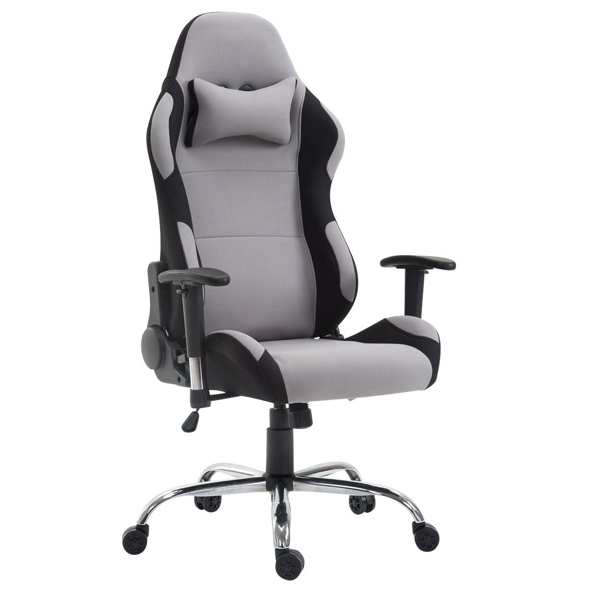 Gaming-Stuhl ROSBY STOFF. Sportliches Design und hoher Komfort, Farbe Grau