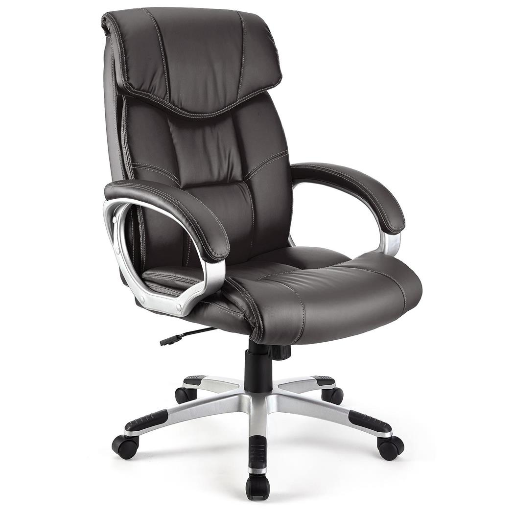 Chefsessel SANTIAGO, dichte Polsterung, Wippmechanismus, intensive 8h-Nutzung, Farbe Schwarz