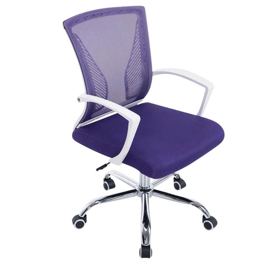Bürostuhl CUBA, Metallgestell, atmungsaktiver Netzbezug, Farbe Lila