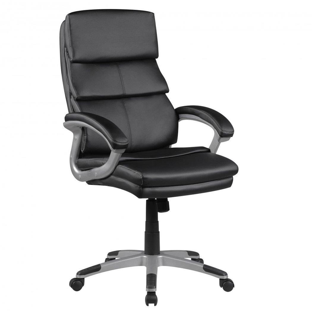 Chefsessel BODENSEE, dicke Polsterung, Drehmechanik, Farbe Schwarz