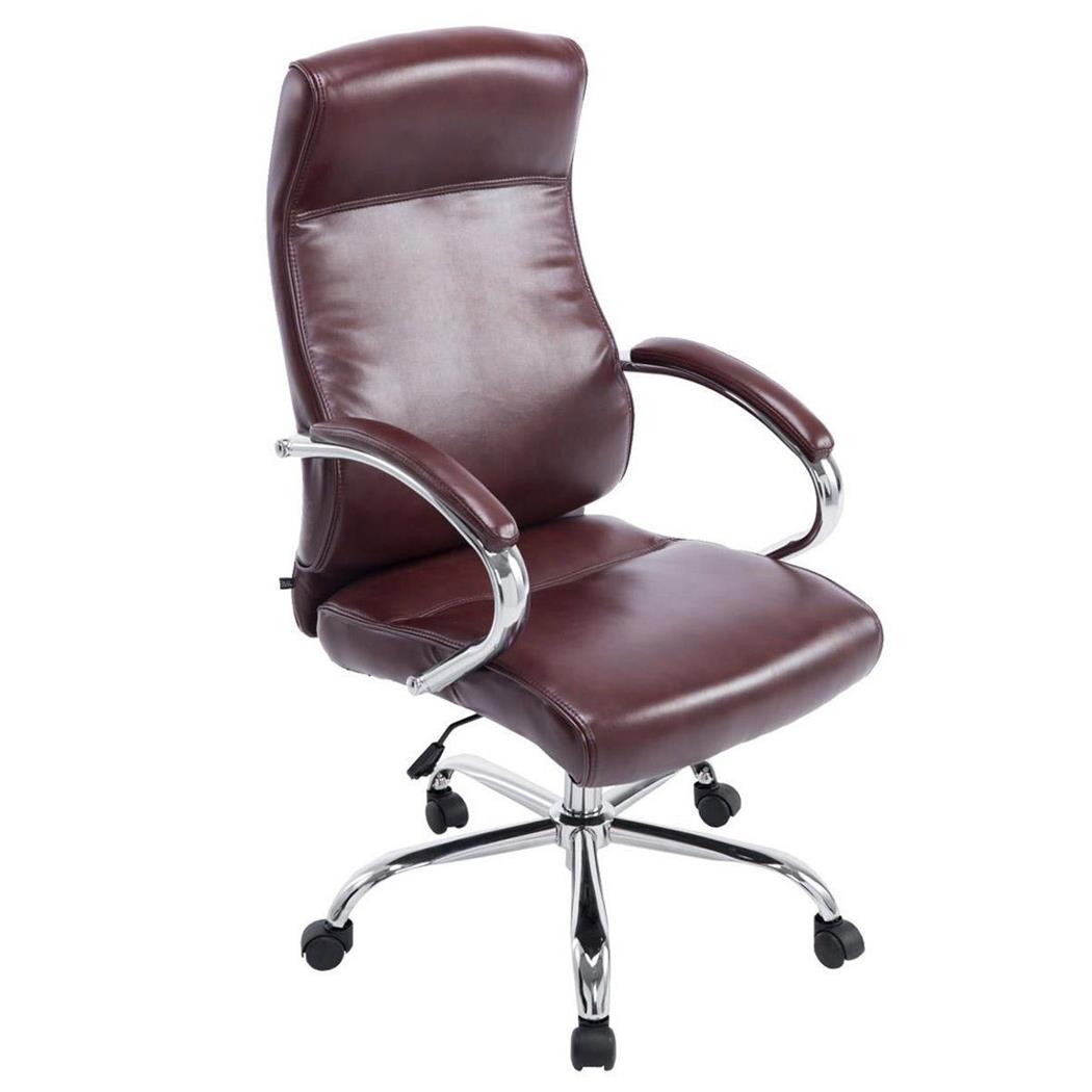 Chefsessel ZURIGO, XXL, dicke Polsterung und Kunstlederbezug, Farbe Burgund
