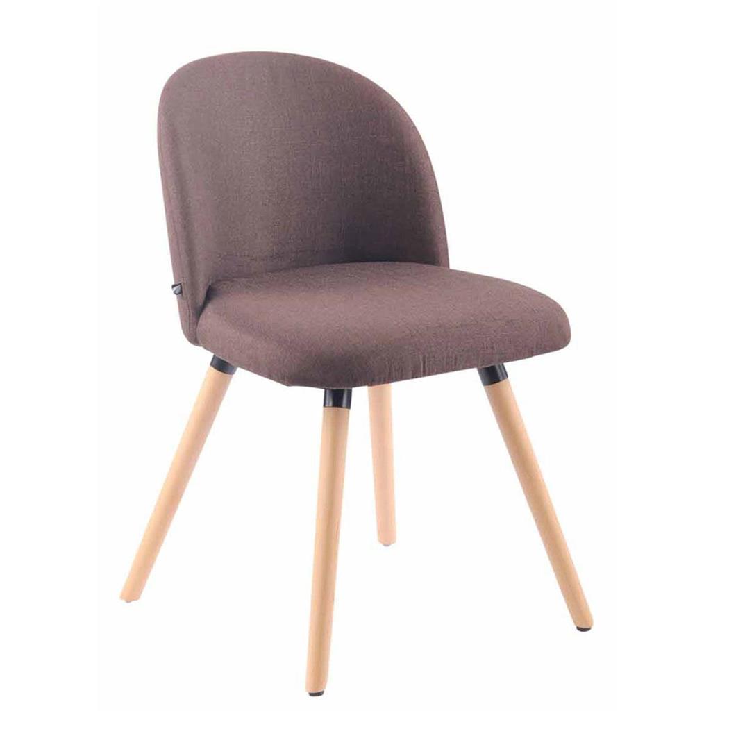 Besucherstuhl MINA, trendiges Design, Buchenholz, Farbe Braun
