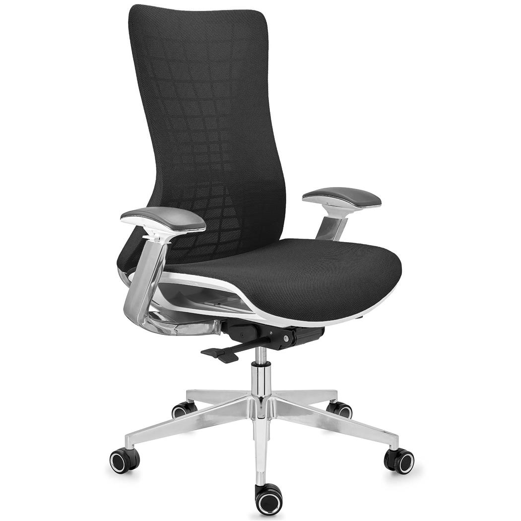 Ergonomischer Bürostuhl ENERGY, Einmaliges Design, Hochwertige Technik und Qualität, Farbe Grau