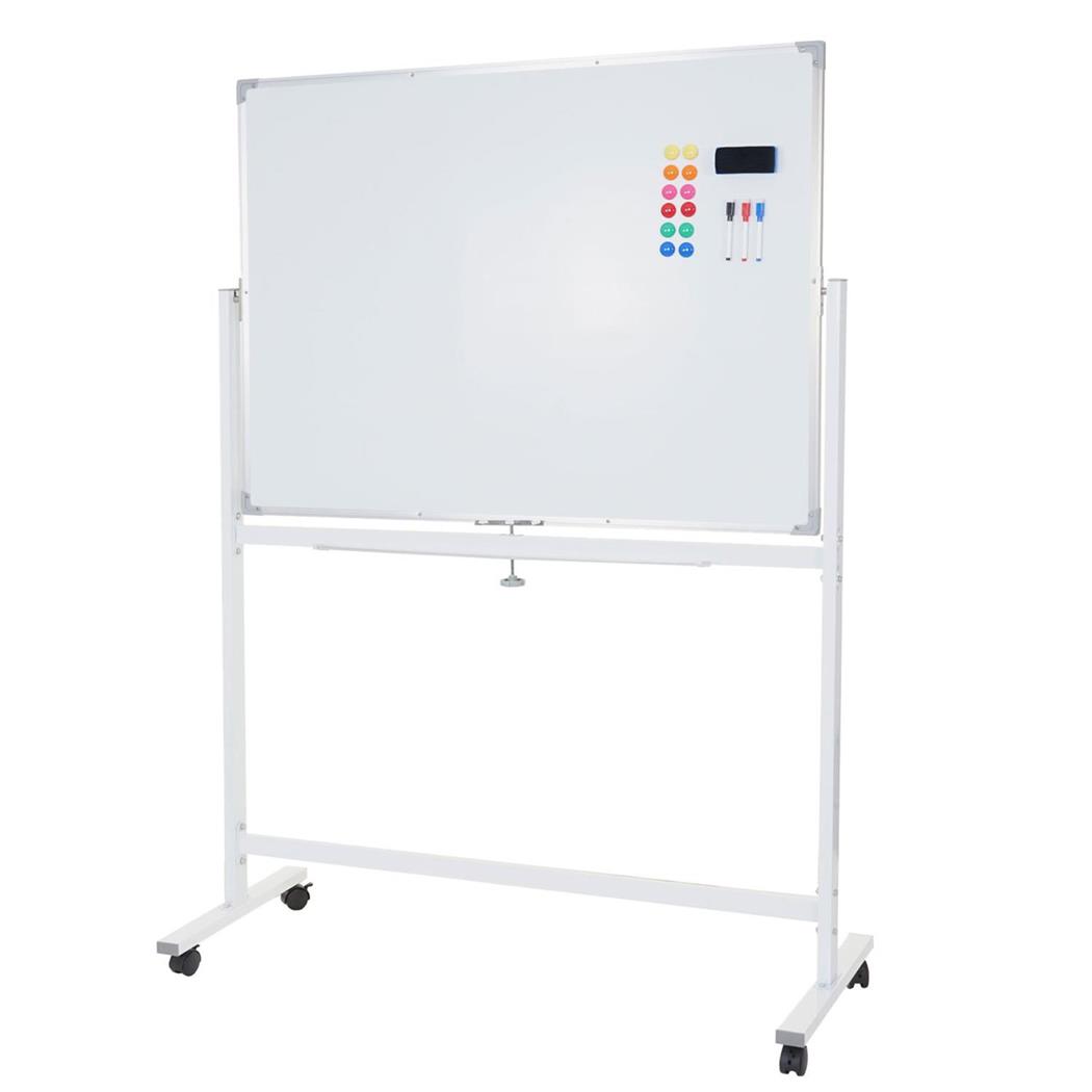 Whiteboard NAMY, 120x90 cm, fahrbare Magnettafel, inklusive Zubehör