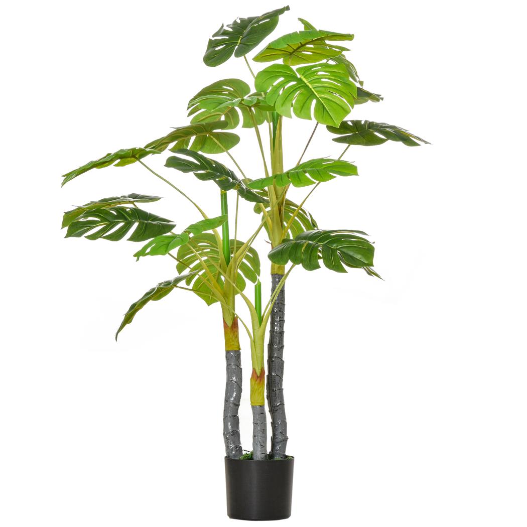 Büropflanze LUMA, Höhe 120 cm, Monstera inklusive Topf