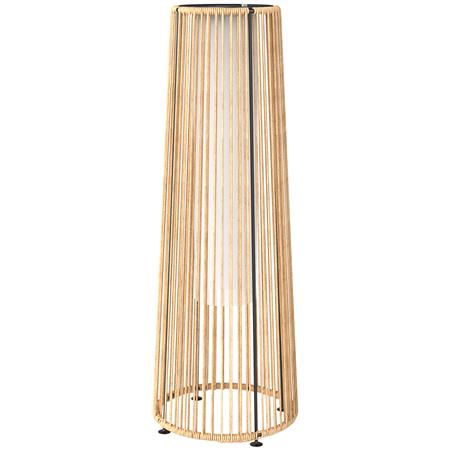 Stehlampe AURA, Solarlampe mit Rattan-Design, Ø21,5x61 cm, Farbe Natur