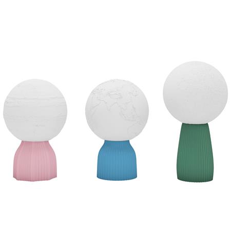 3er Set Tischlampen CIELO mit regulierbarer Helligkeit und Temperatur