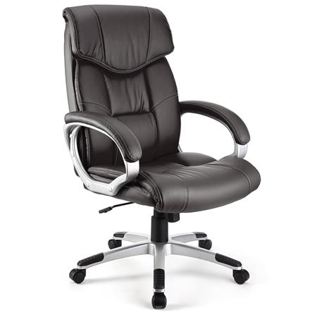 Chefsessel SANTIAGO, dichte Polsterung, Wippmechanismus, intensive 8h-Nutzung, Farbe Schwarz