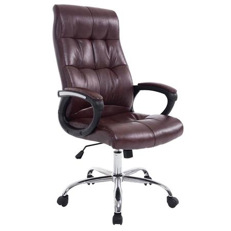 Chefsessel ARABIG, dicke Polsterung, in Leder, bis zu 160 kg belastbar, Farbe Burgund