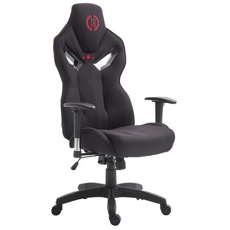 Bürostuhl HAMIL STOFF, ergonomisches Design, Farbe Schwarz