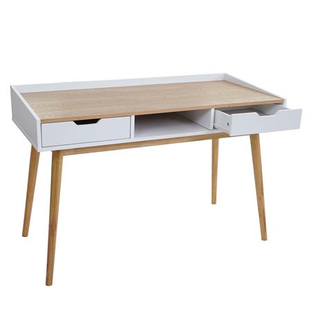 Computertisch JÖRG, Abmessungen 120 x 55 x 80 cm, aus Holz, Farbe Weiß