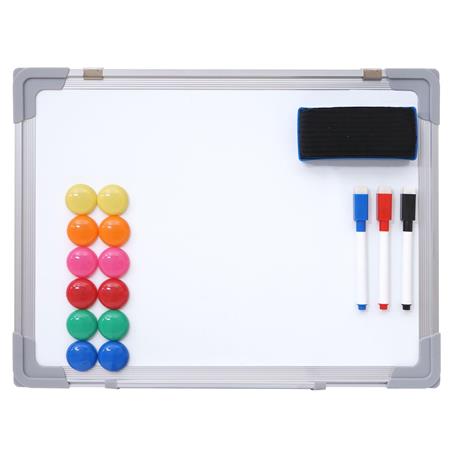 Whiteboard NAMY, 40x30 cm, Magnettafel mit Befestigungshaken, inklusive Zubehör
