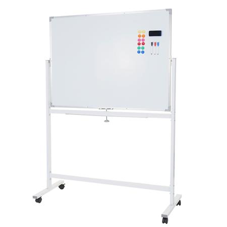 Whiteboard NAMY, 120x90 cm, fahrbare Magnettafel, inklusive Zubehör