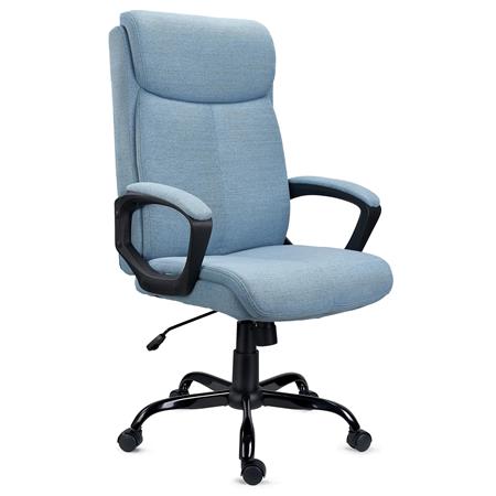 Bürosessel COSMO, hohe Qualität, elegantes Design, Stoff, Dunkelgrau 