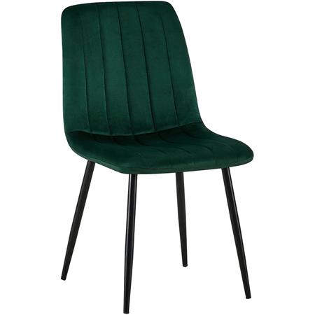 Besucherstuhl DAITONA, bequem und modern, aus Samt; Grün