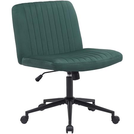 Bürostuhl SONNY, modernes Design, gepolstert, Samt, Farbe Grün