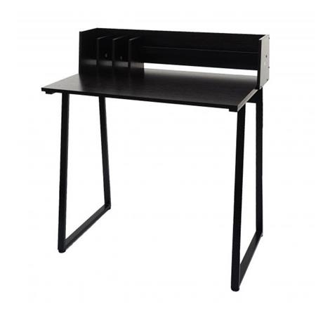 Computertisch OASIS , 82x51x94 cm, aus Metall und Holz Farbe Schwarz